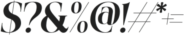 Pinoglid Oblique otf (400) Font OTHER CHARS