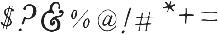 Pinon Italic otf (400) Font OTHER CHARS