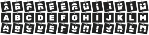 Pins Regular otf (400) Font LOWERCASE