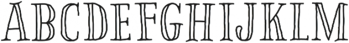 Pinto NO_03 Engraved Display otf (400) Font UPPERCASE