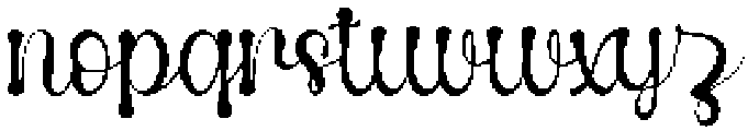 Pipi Designer Regular otf (400) Font LOWERCASE
