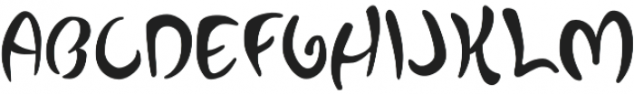 Pippi Regular otf (400) Font UPPERCASE
