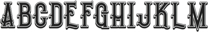 Pirate Shadow otf (400) Font LOWERCASE