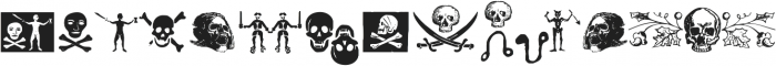 PiratesDeLuxe ttf (400) Font UPPERCASE