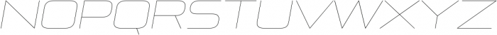 Pirulen UltraLight Italic otf (300) Font UPPERCASE