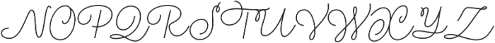 Pistacho Script 1 otf (400) Font UPPERCASE