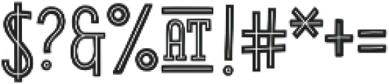 Pistacho Serif 1 otf (400) Font OTHER CHARS
