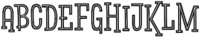 Pistacho Serif 1 otf (400) Font UPPERCASE