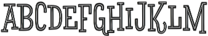 Pistacho Serif 1 otf (400) Font LOWERCASE