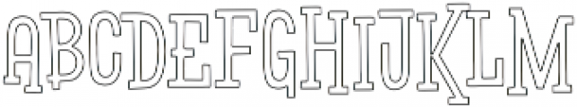 Pistacho Serif 4 otf (400) Font UPPERCASE