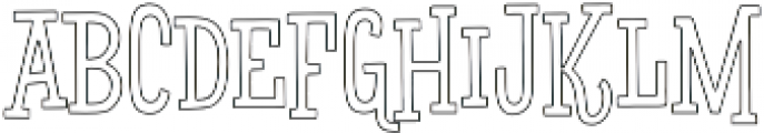 Pistacho Serif 4 otf (400) Font LOWERCASE