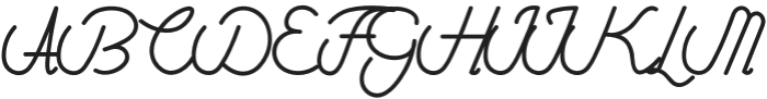 Pistia Regular otf (400) Font UPPERCASE