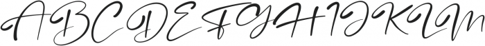 Pitchy Signature Italic ttf (400) Font UPPERCASE