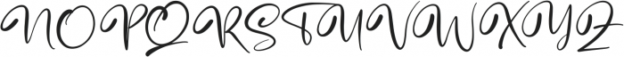 Pitchy Signature ttf (400) Font UPPERCASE