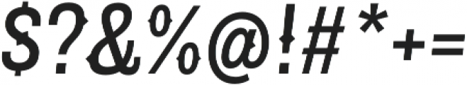 Pitmaster Regular Italic otf (400) Font OTHER CHARS