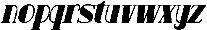 Pitolia Italic otf (400) Font LOWERCASE