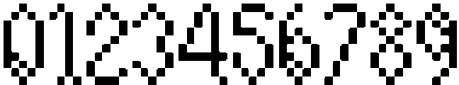 PixGothics Regular otf (400) Font OTHER CHARS