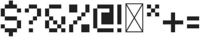 Pixam Pixel otf (400) Font OTHER CHARS
