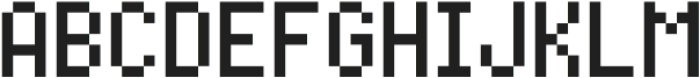 Pixam Pixel otf (400) Font UPPERCASE