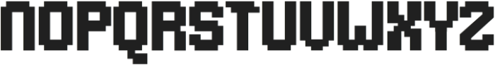 Pixbye Breaks Regular otf (400) Font LOWERCASE