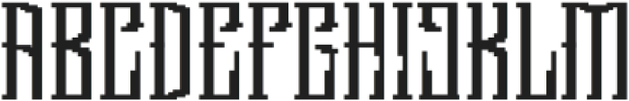 Pixedary Regular otf (400) Font UPPERCASE