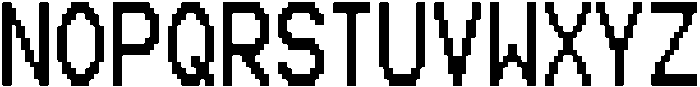 Pixel Forge Regular otf (400) Font UPPERCASE