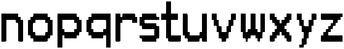 Pixel Forge Regular otf (400) Font LOWERCASE