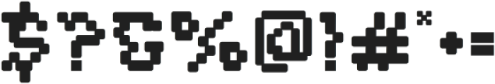 Pixel Quest otf (400) Font OTHER CHARS