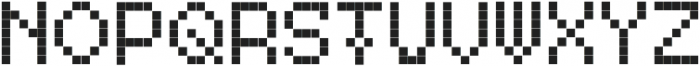 Pixel Regular otf (400) Font LOWERCASE