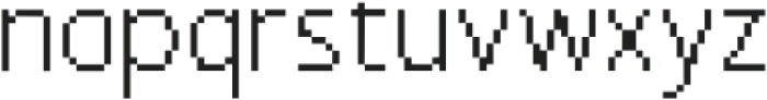 Pixel-Sans Light otf (300) Font LOWERCASE