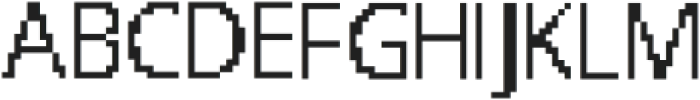 Pixel-Sans Regular otf (400) Font UPPERCASE