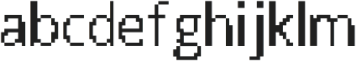 Pixel-Sans Regular otf (400) Font LOWERCASE