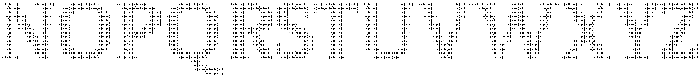 Pixel Serif Coin otf (400) Font UPPERCASE