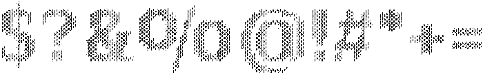 Pixel Serif Cone otf (400) Font OTHER CHARS