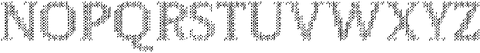 Pixel Serif Cone otf (400) Font UPPERCASE