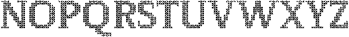 Pixel Serif CrossM otf (400) Font UPPERCASE
