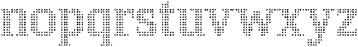 Pixel Serif CrossS otf (400) Font LOWERCASE