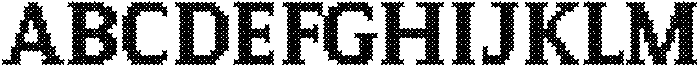 Pixel Serif CrossXL otf (400) Font UPPERCASE