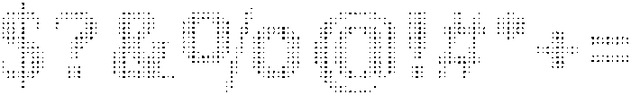 Pixel Serif CrossXS otf (400) Font OTHER CHARS