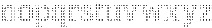 Pixel Serif CrossXS otf (400) Font LOWERCASE