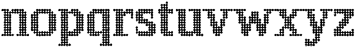 Pixel Serif DiamondL otf (400) Font LOWERCASE