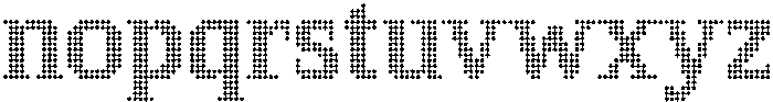 Pixel Serif DiamondM otf (400) Font LOWERCASE