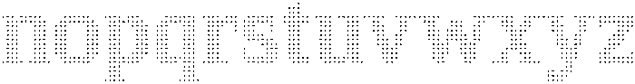 Pixel Serif DiamondXS otf (400) Font LOWERCASE