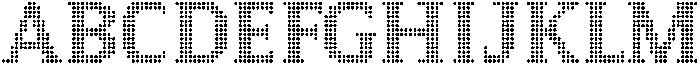 Pixel Serif DotS otf (400) Font UPPERCASE