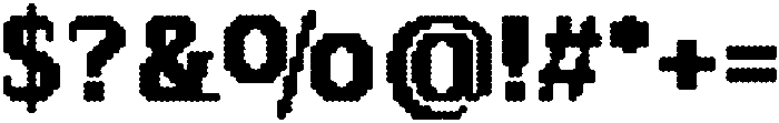 Pixel Serif DotXL otf (400) Font OTHER CHARS