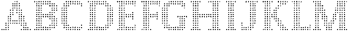 Pixel Serif DotXS otf (400) Font UPPERCASE