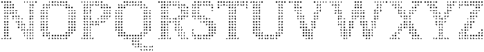 Pixel Serif DotXS otf (400) Font UPPERCASE