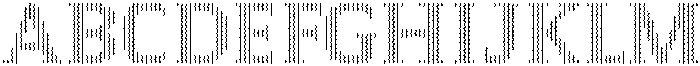 Pixel Serif HDotL otf (400) Font UPPERCASE