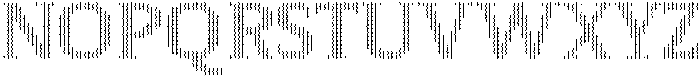 Pixel Serif HDotL otf (400) Font UPPERCASE