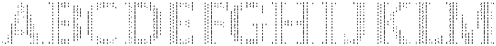 Pixel Serif HDotM otf (400) Font UPPERCASE